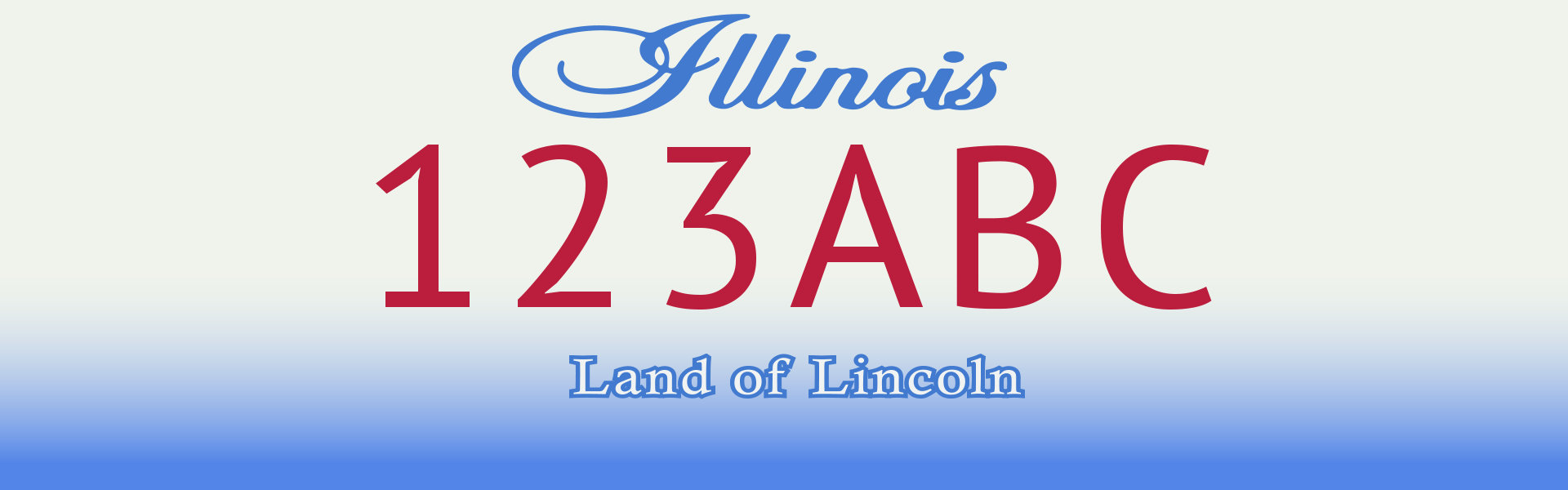 Illlinois 123ABC Land of Lincoln